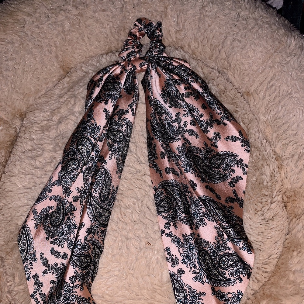 pink hair tie accessory